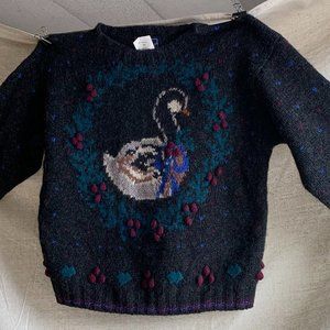 COPY - Swimming Swan Pullover Sweater